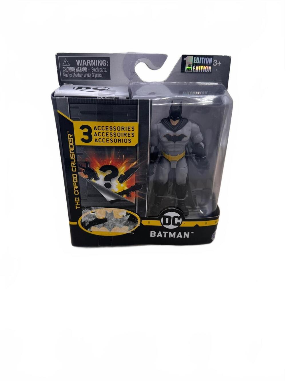 DC Batman Caped Crusader 4in Figure 3 Accessories NEW